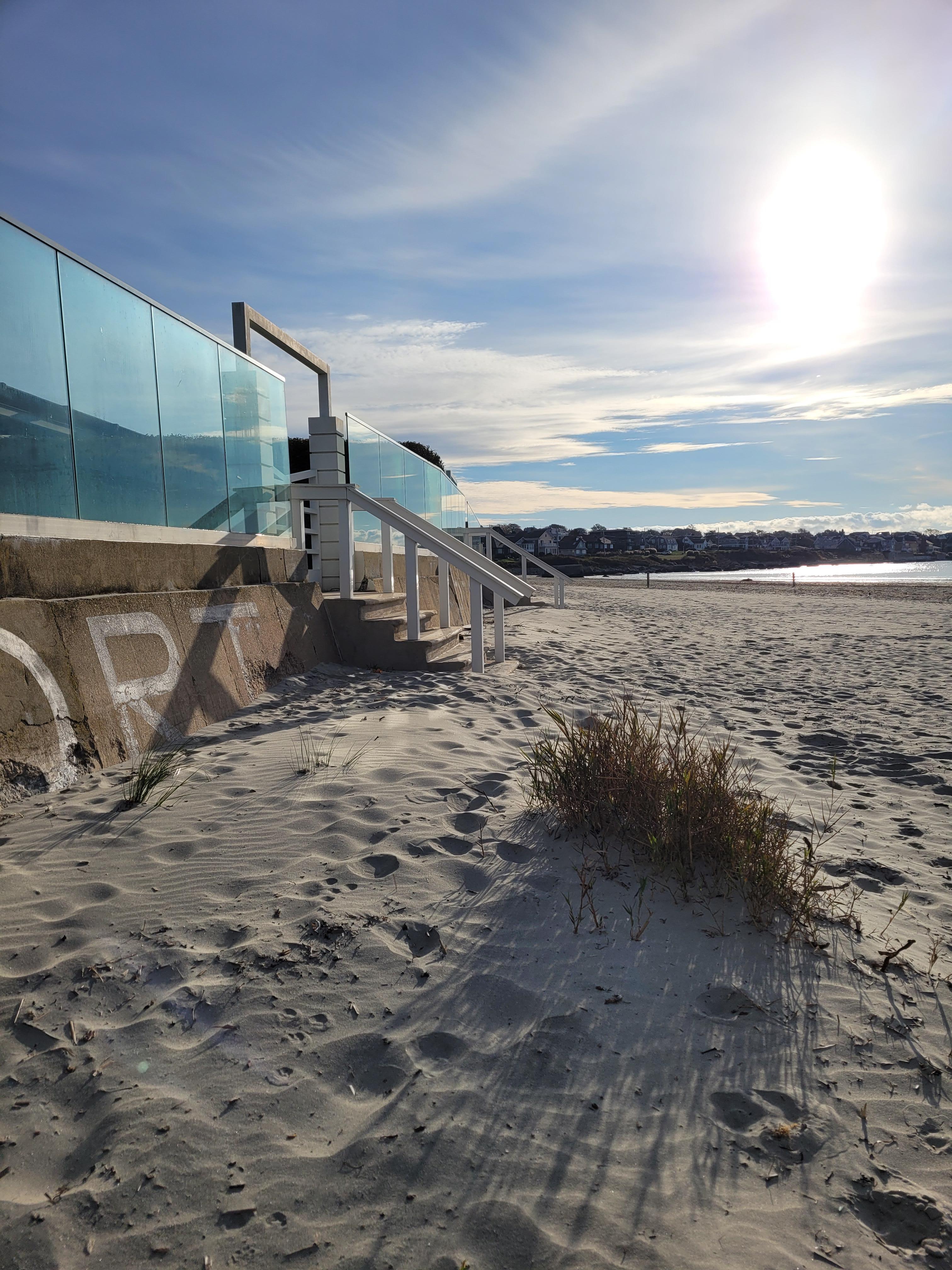 Beach across the street. 