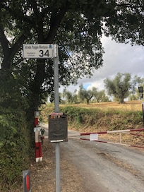 The correct entrance gate.