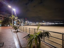 Walking promenade in front of the hotel