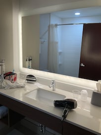 Look just like the undead with this under-lit mirror.