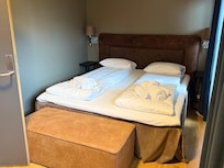 Our bedroom, beds are super comfy