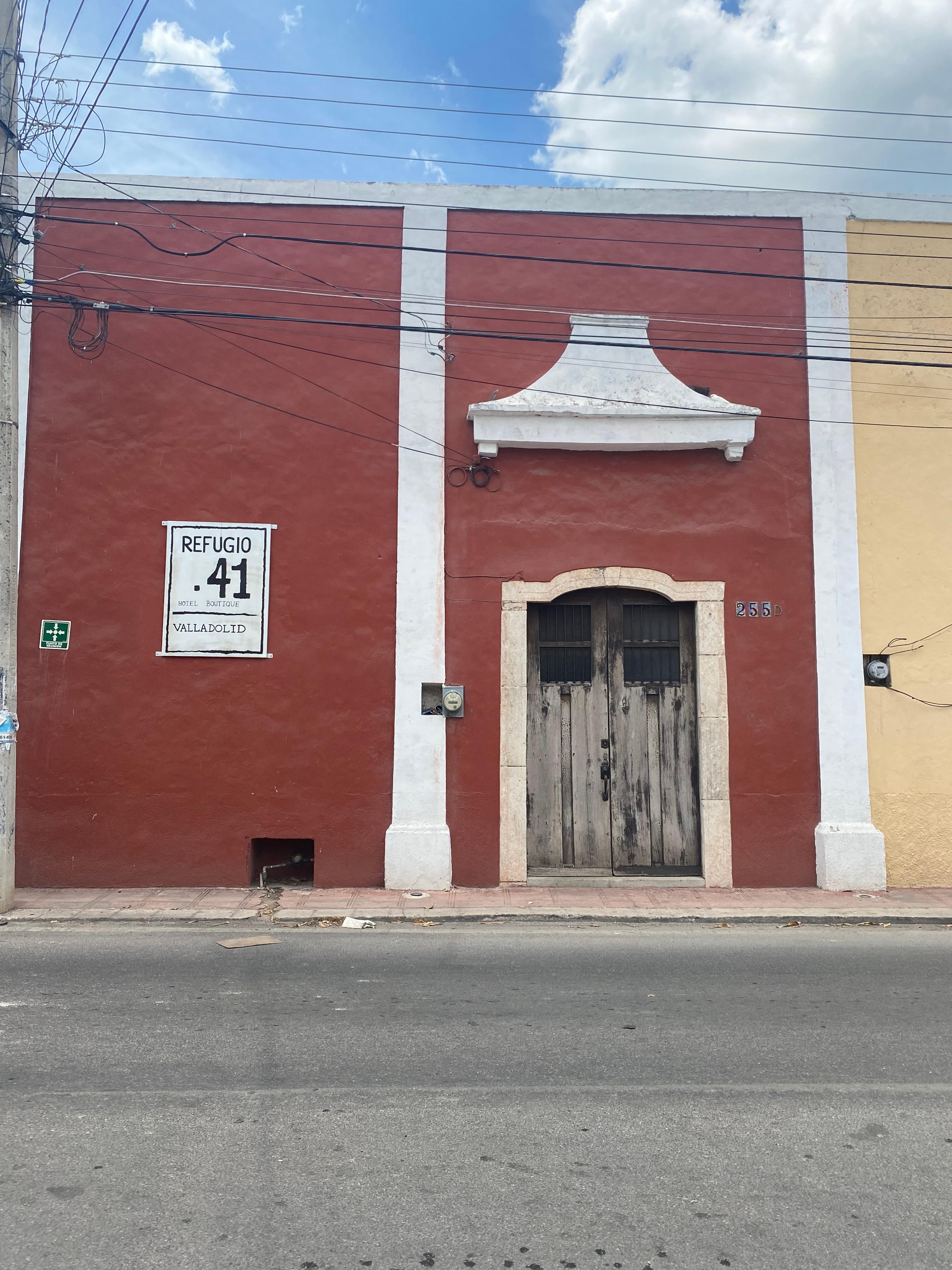 Hotel exterior from the street 