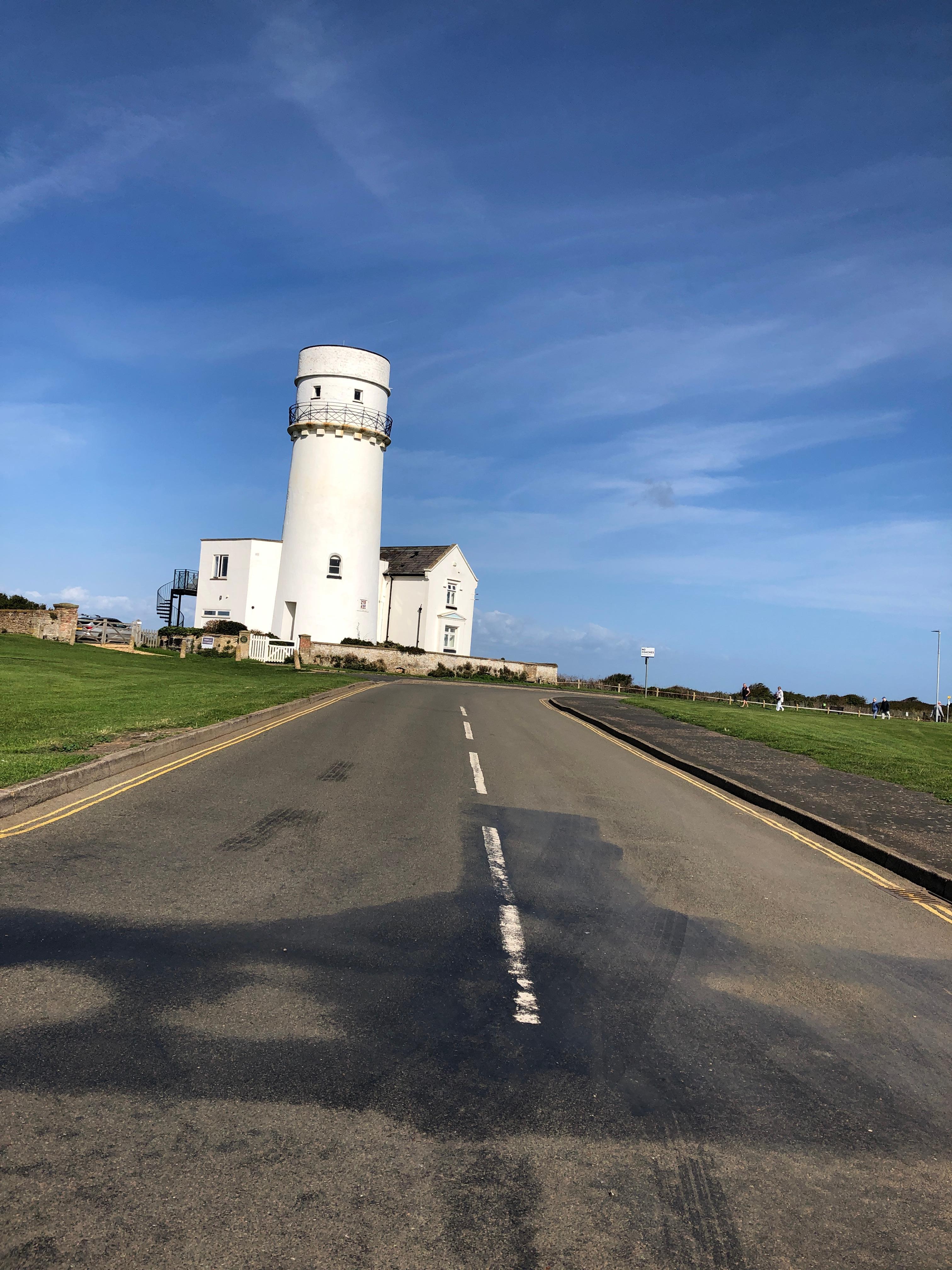 Old light house up the street.