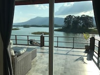Vue du lit