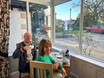 Breakfast with a view