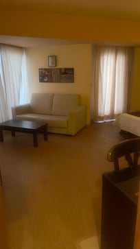 Was very spacious with two balconies.