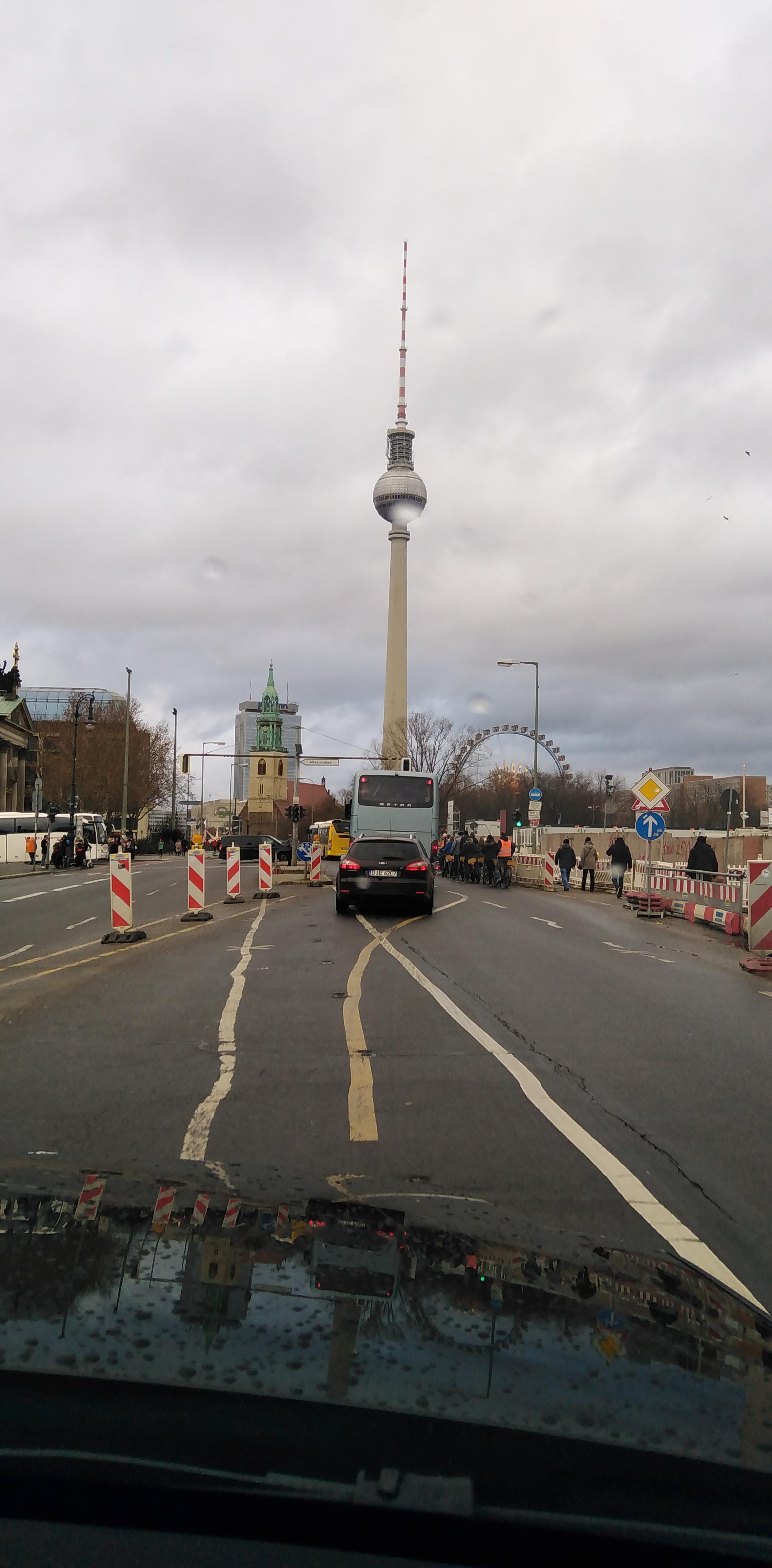 Richtung Fernsehturm 