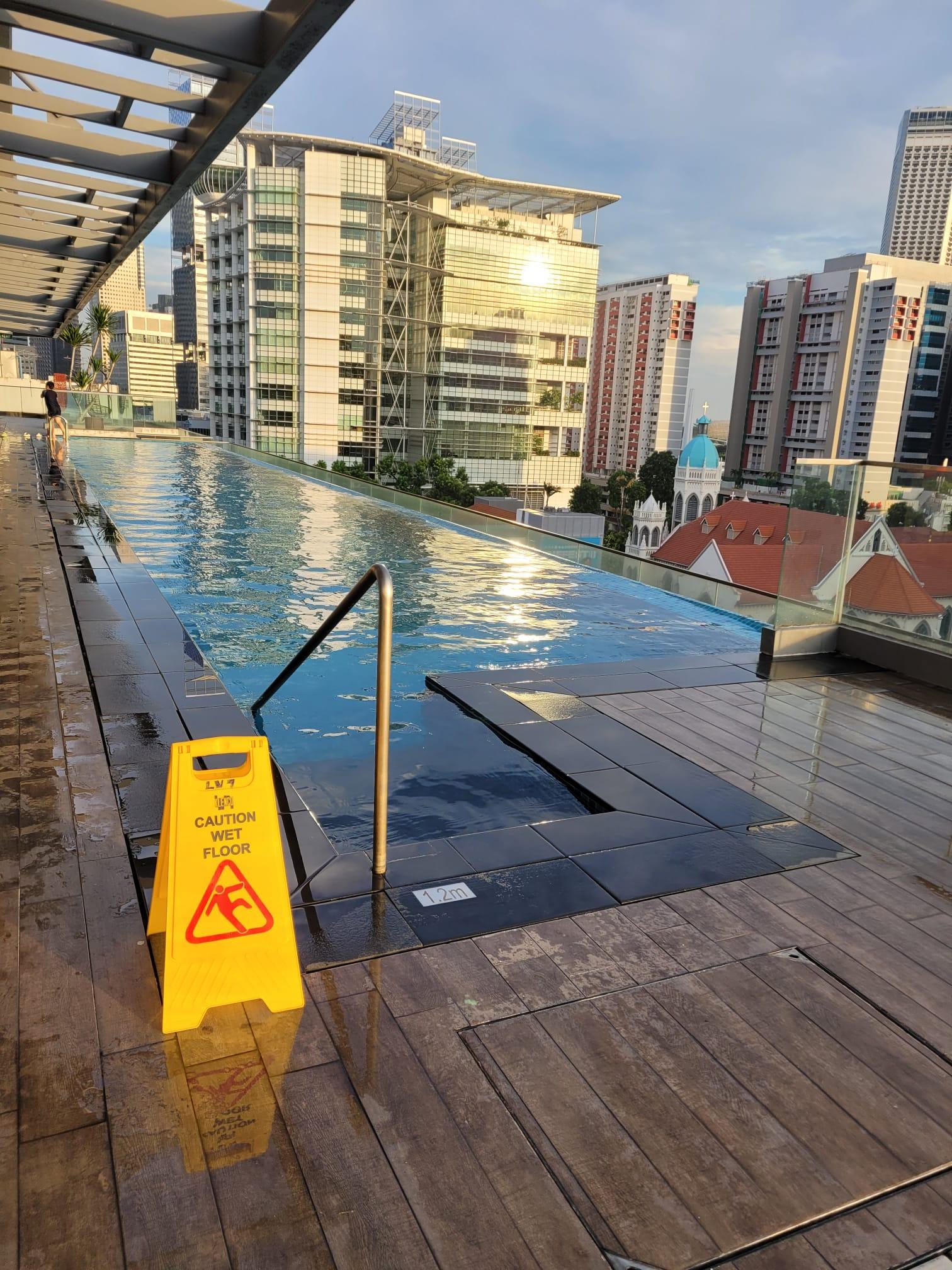 Swimming pool in 7th floor on 12