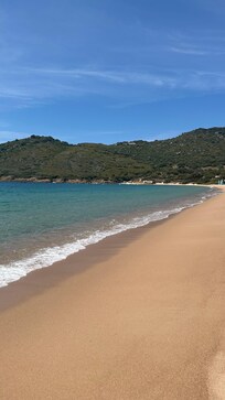 Vie droite depuis la plage