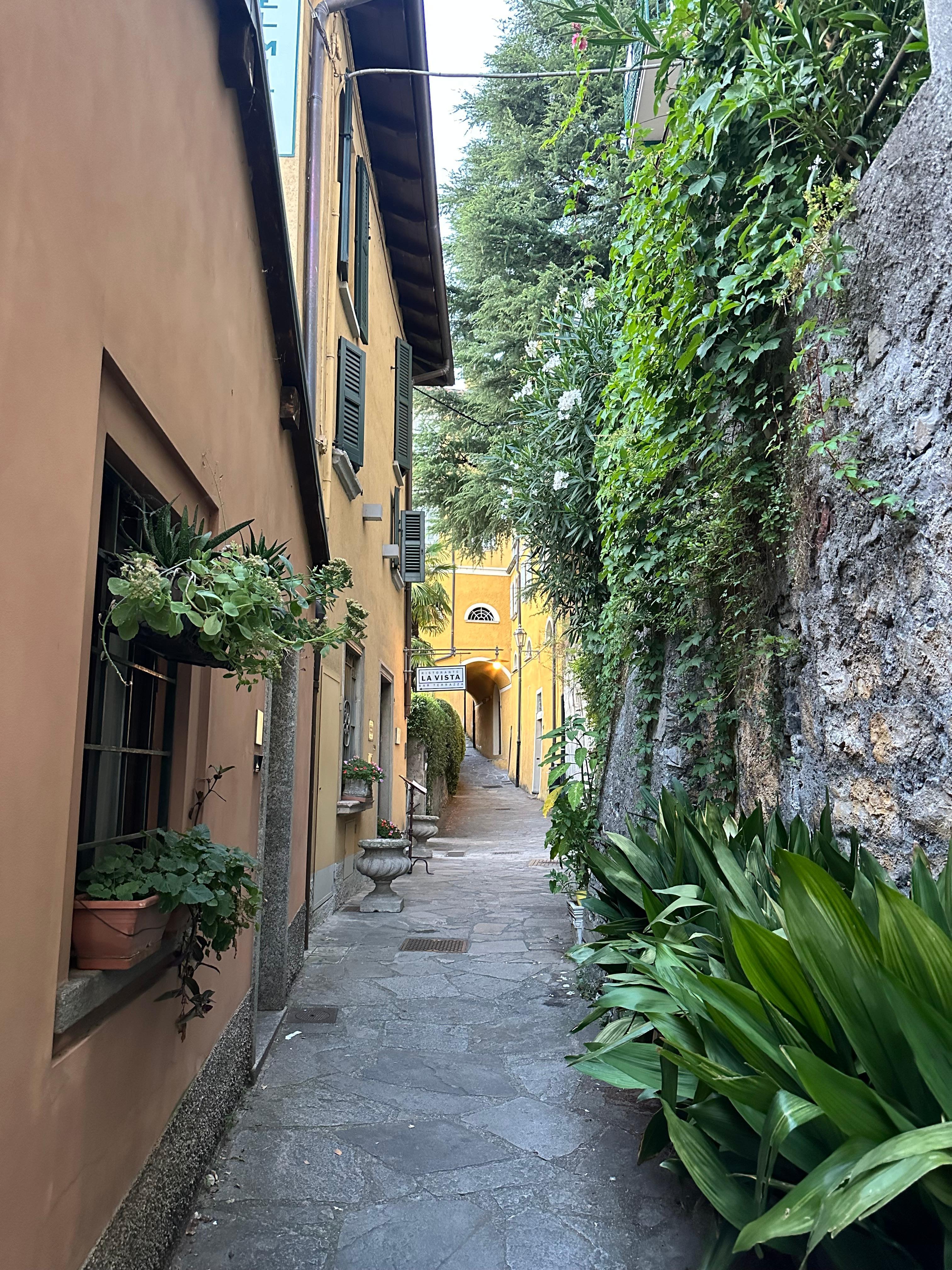 Gorgeous laneways and restaurants.