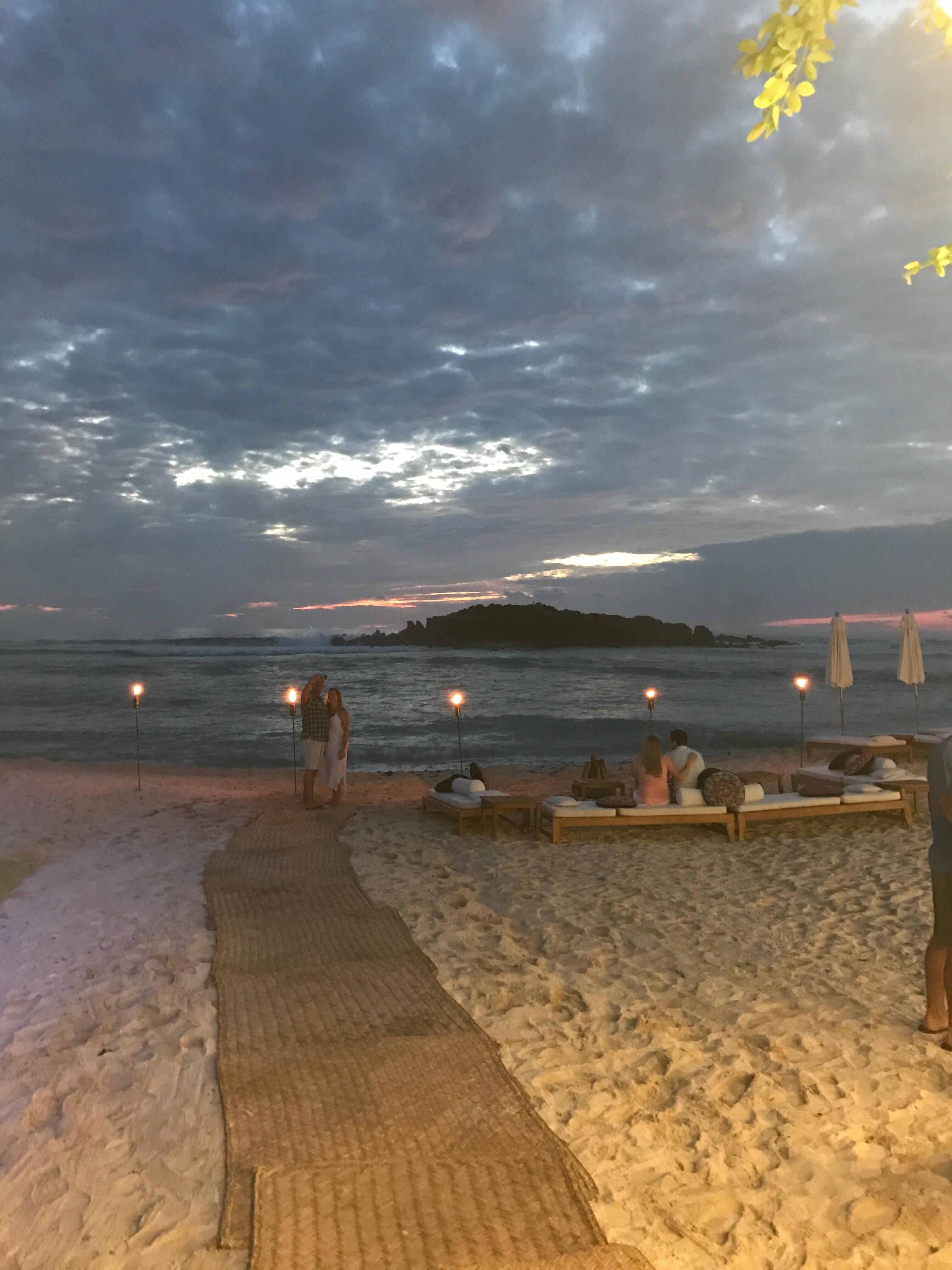 Just after sunset