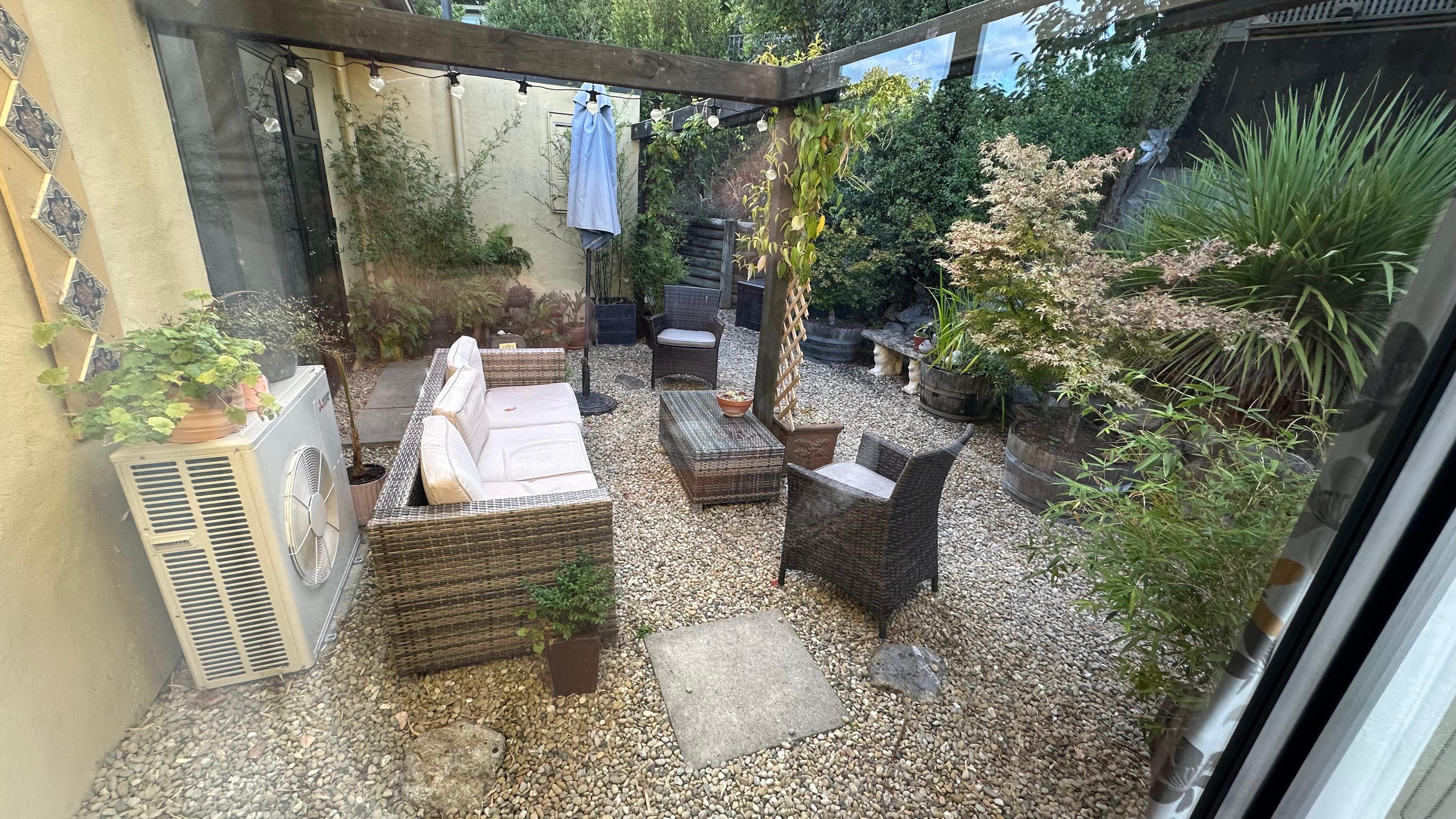 Outdoor sitting area