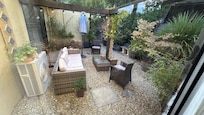 Outdoor sitting area
