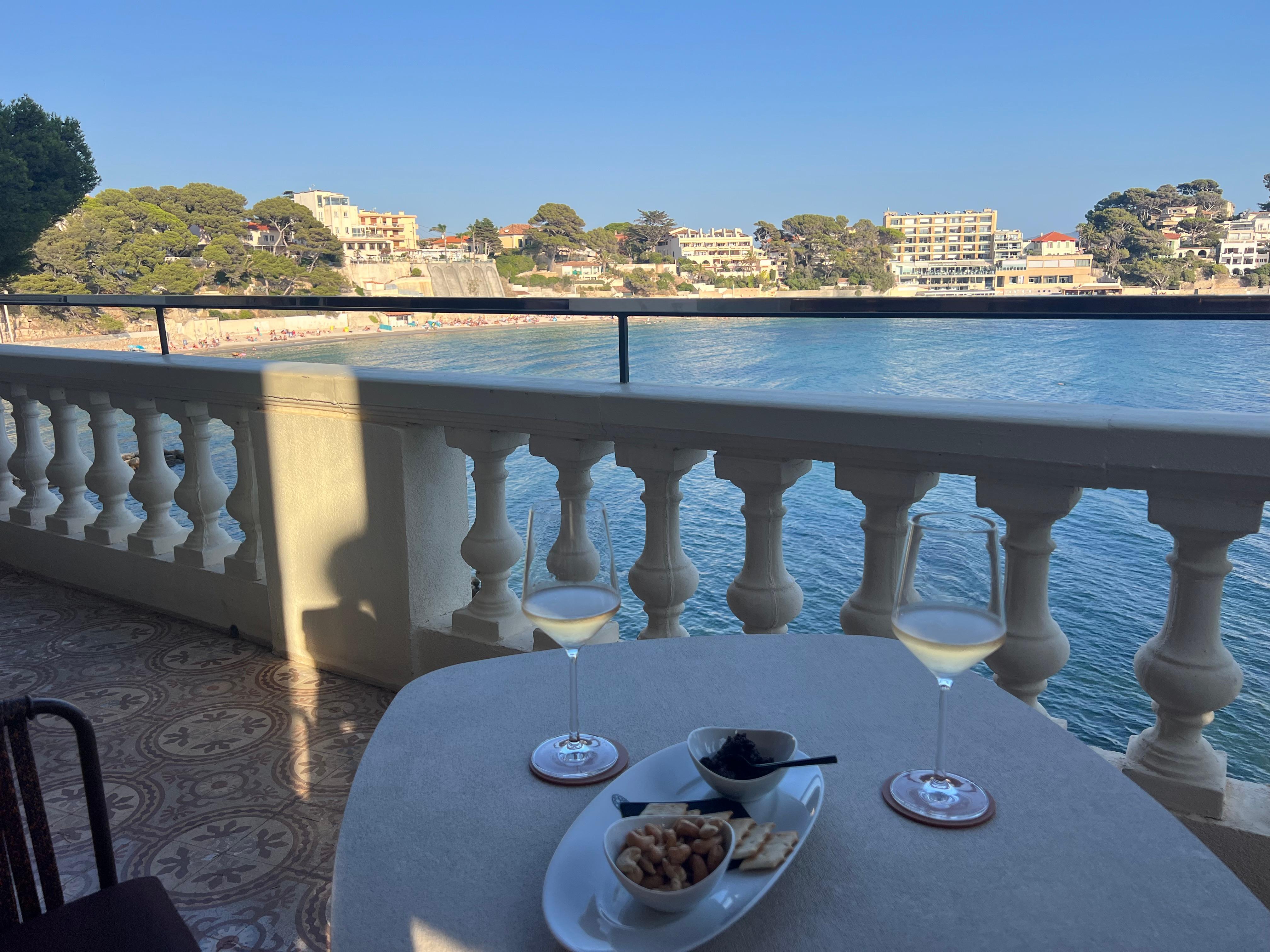 View from lobby lounge (breakfast and bar area)