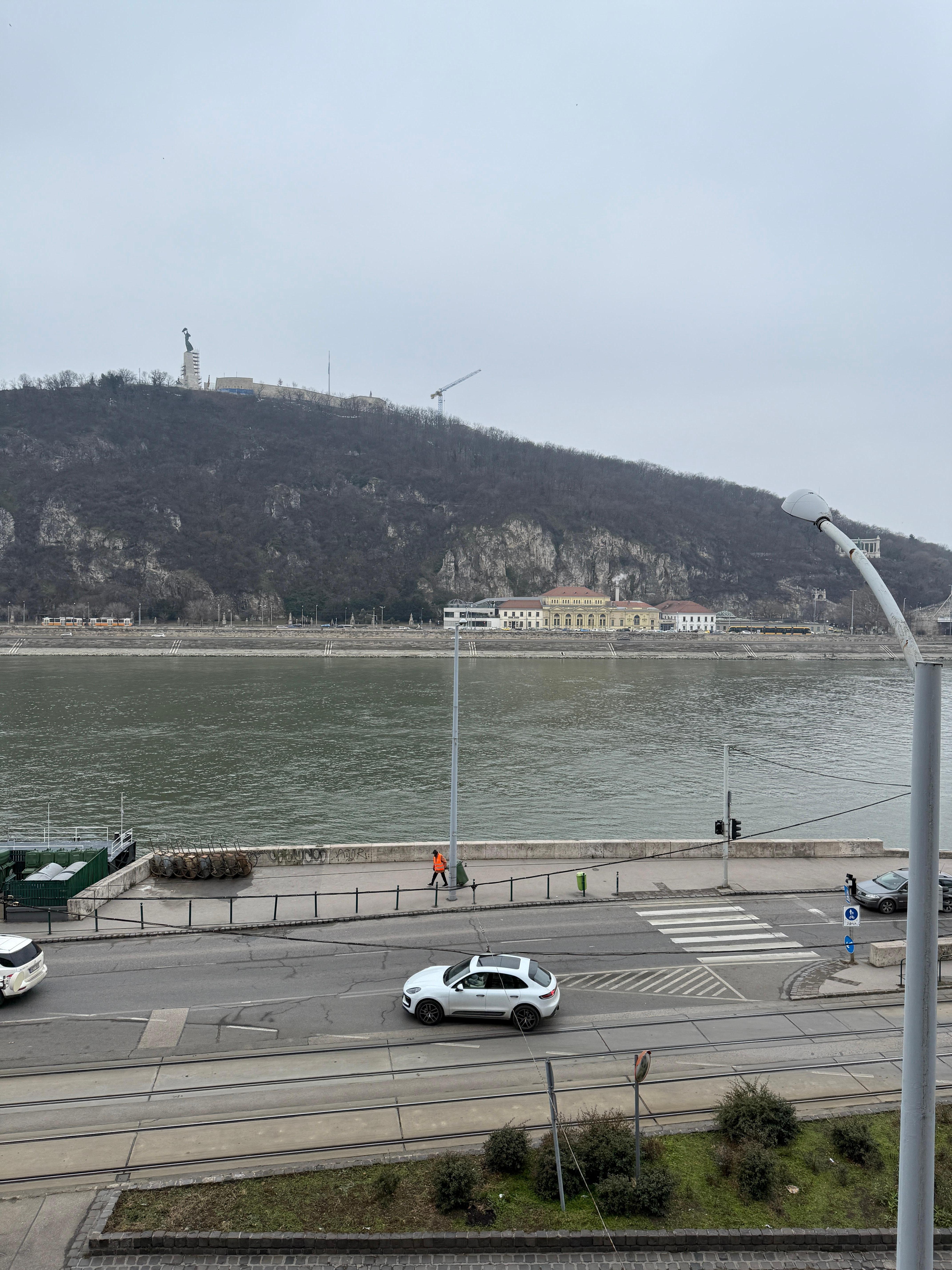 View of Danube from balcony