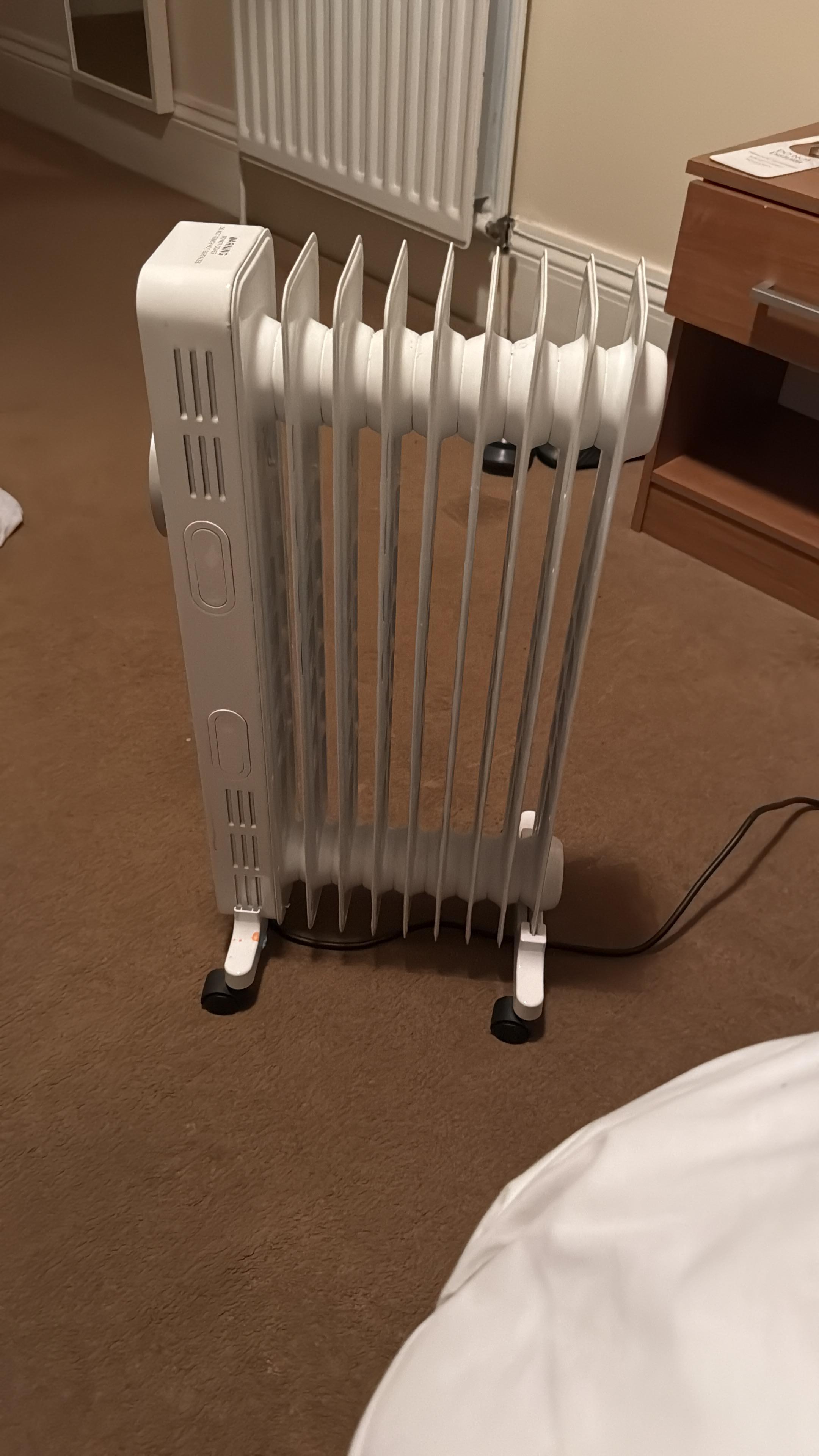 Had to ask for heater as NO CENTRAL HEATING. 