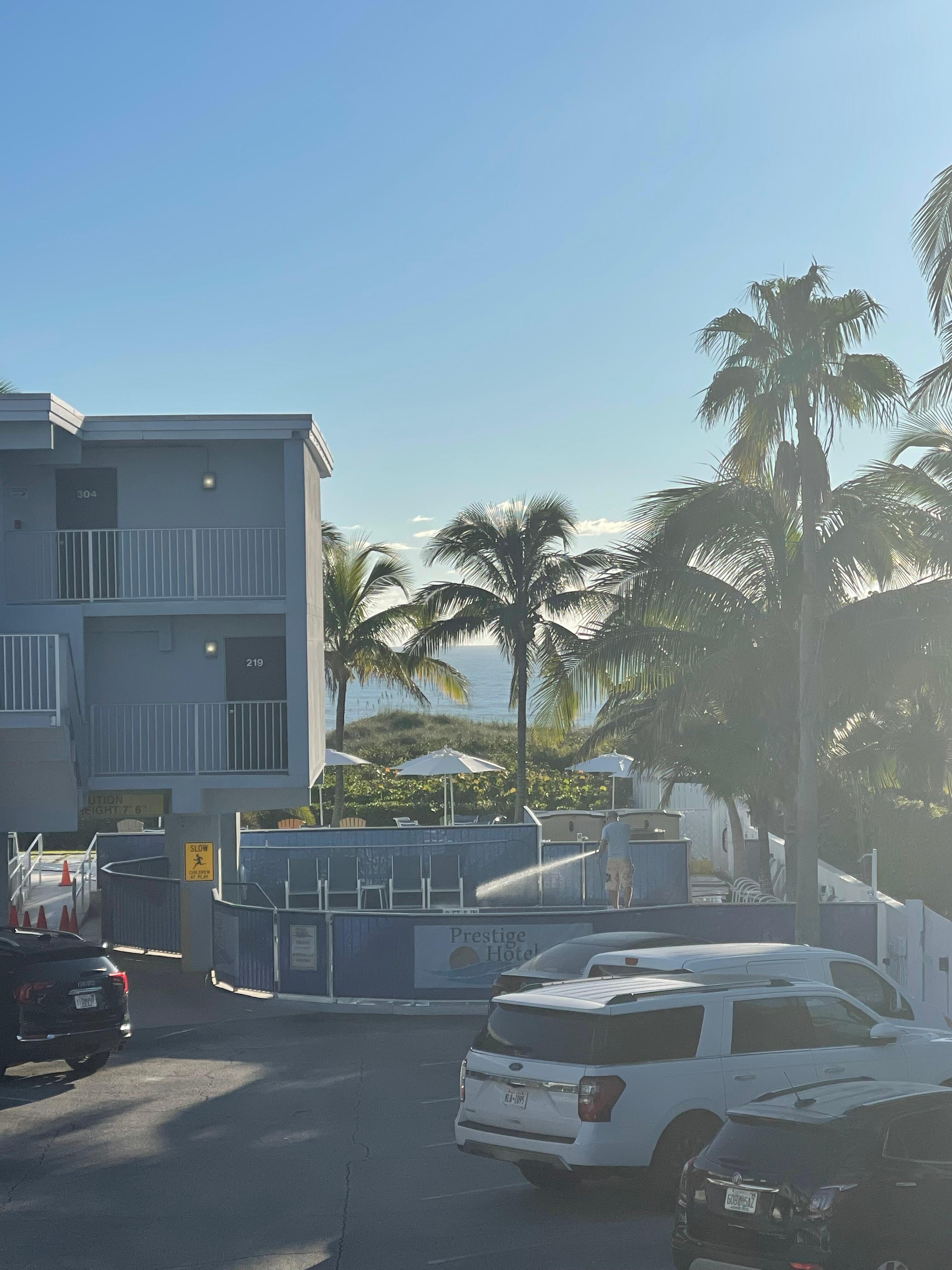 Den ekstra betalte delvis havudsigt. 