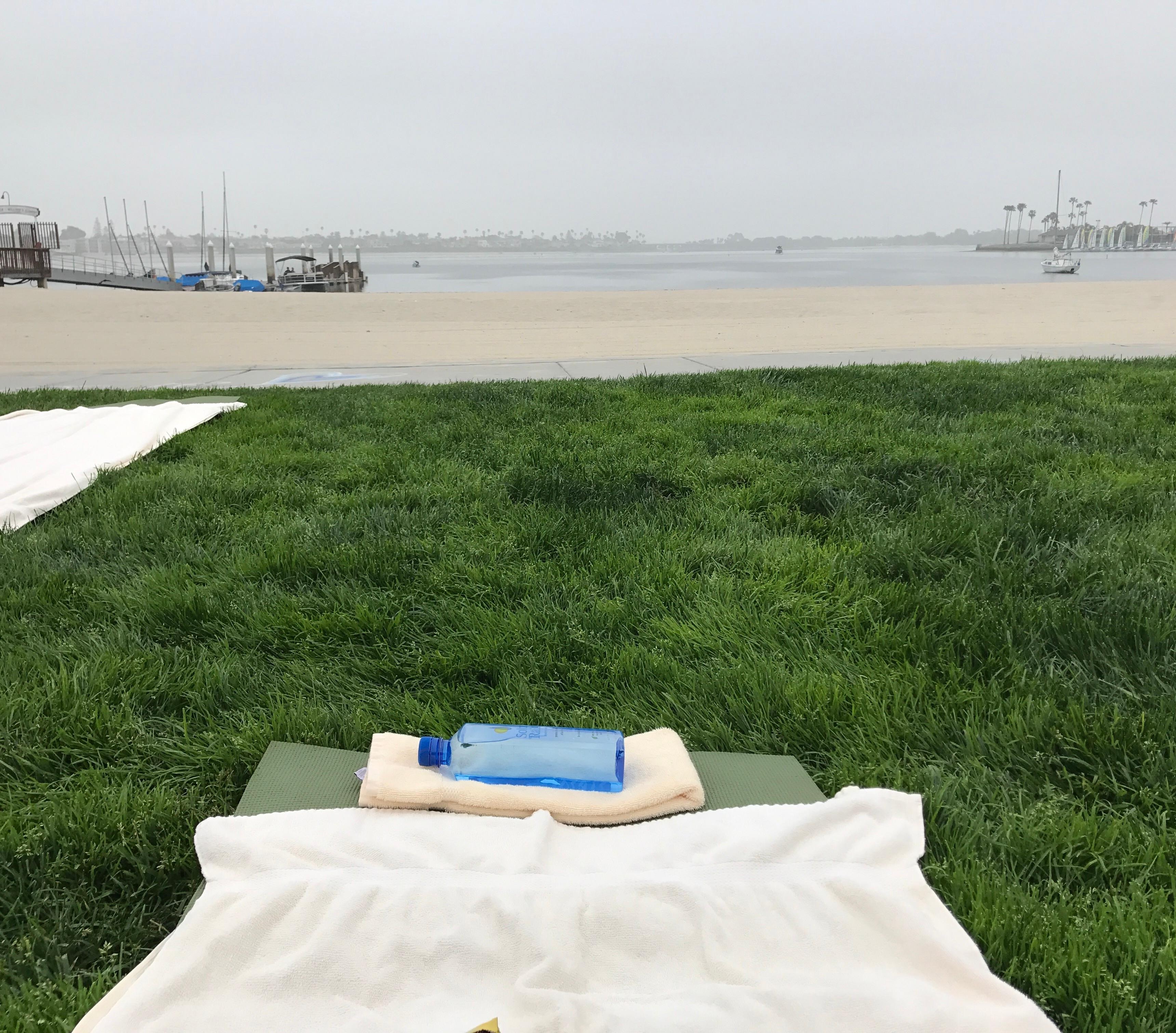 View from morning yoga