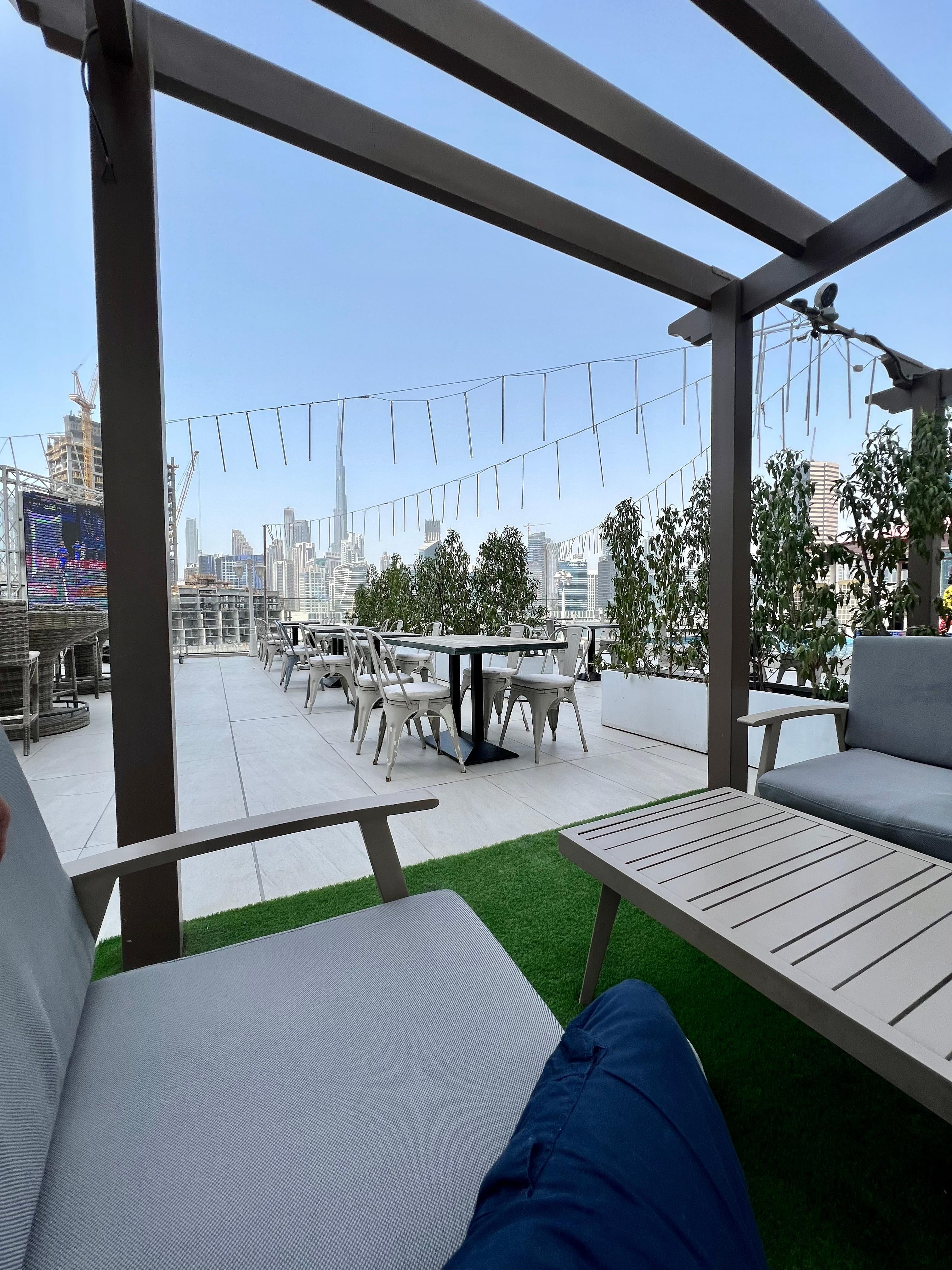 View from their terrace 