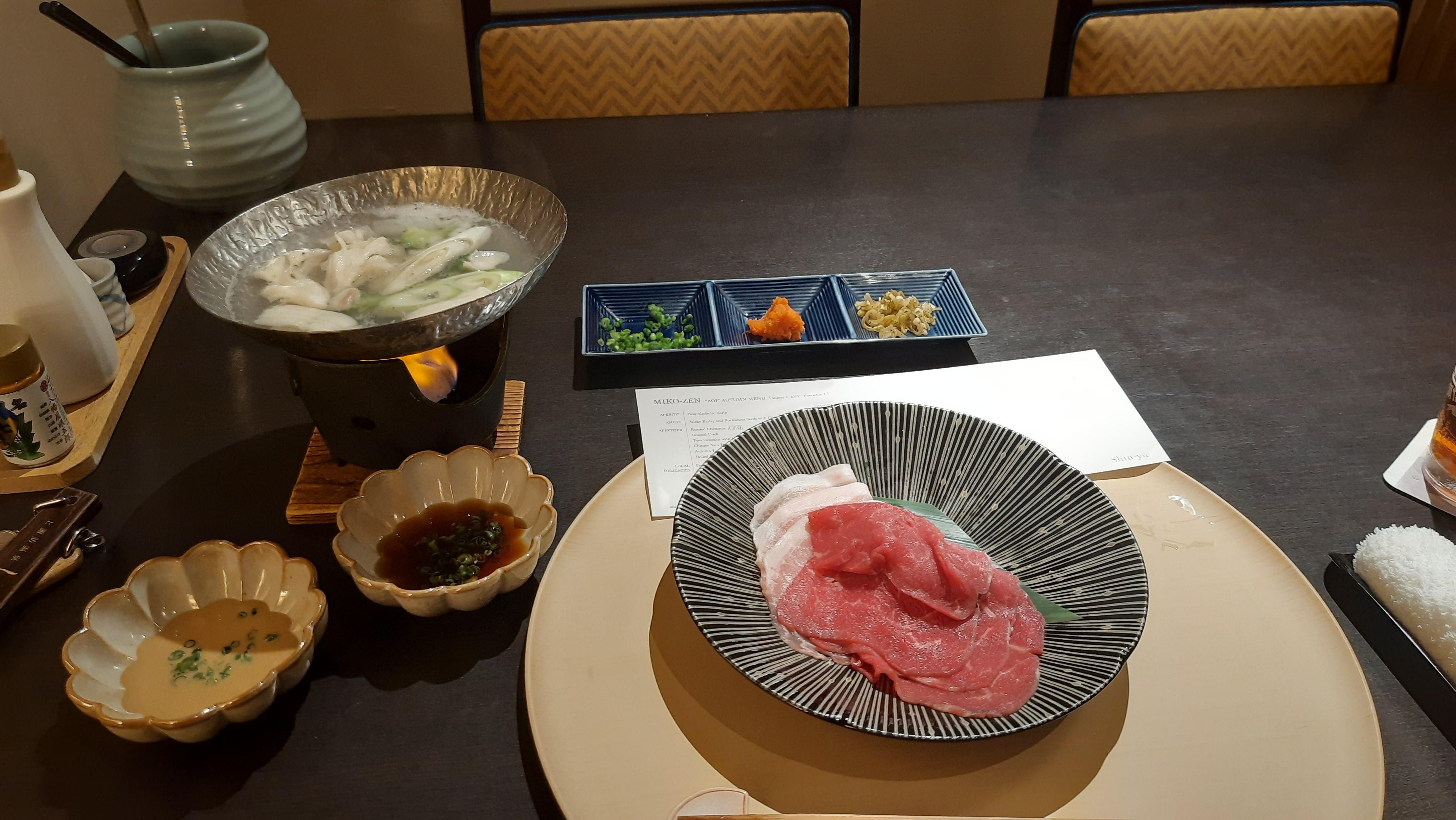 Shabu shabu course