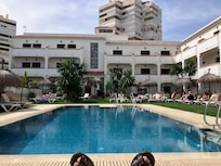 ”selfie” by the pool