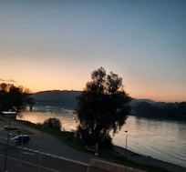 Sunrise as seen from the balcony.