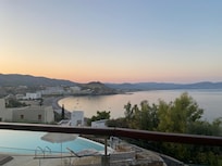 The sunset view