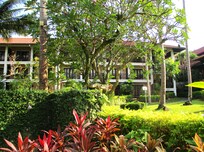 A view of the wing of the hotel where our ground floor room was located, very close to the pool and all restaurants.