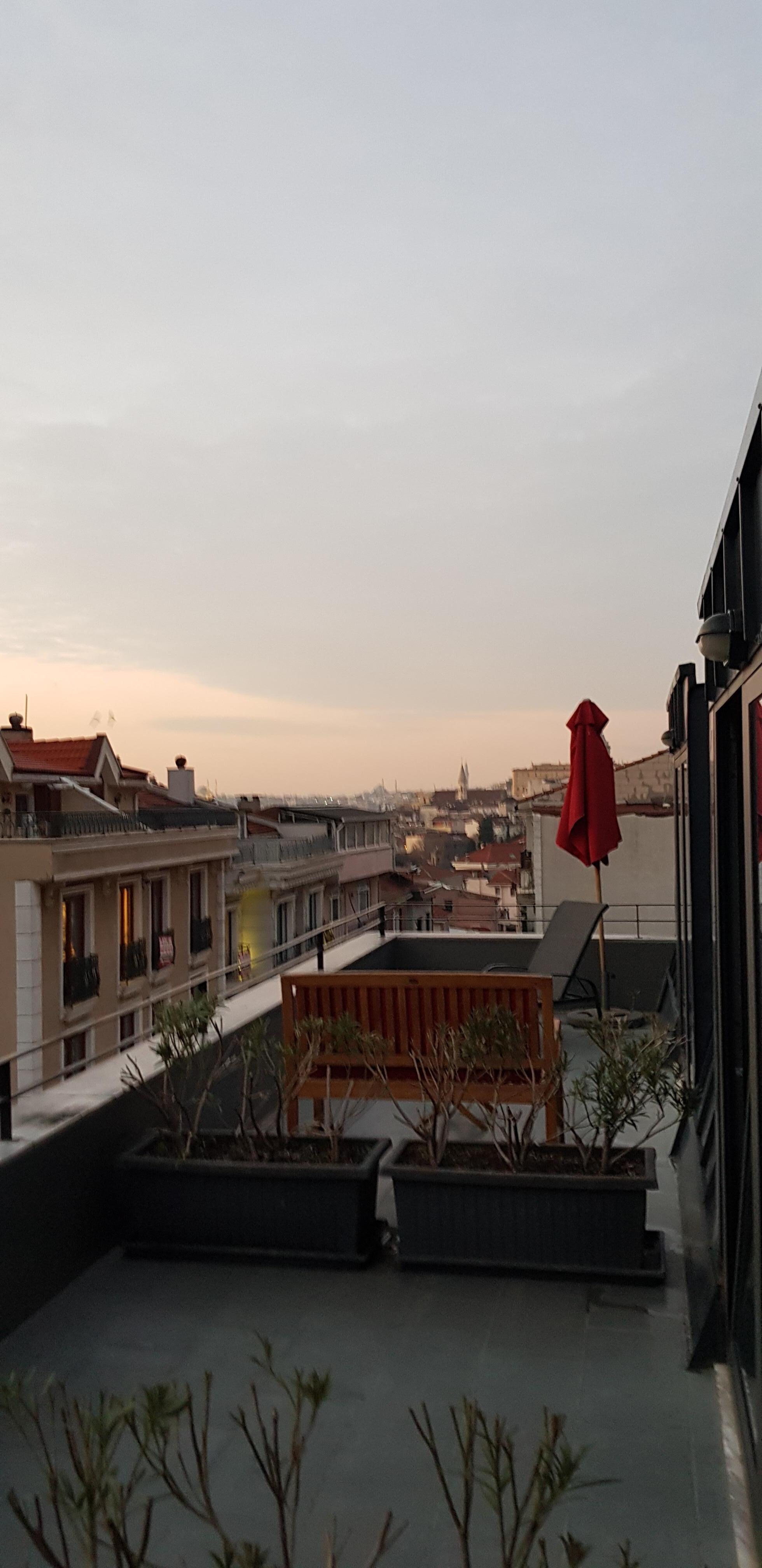 View from the terrace in the room