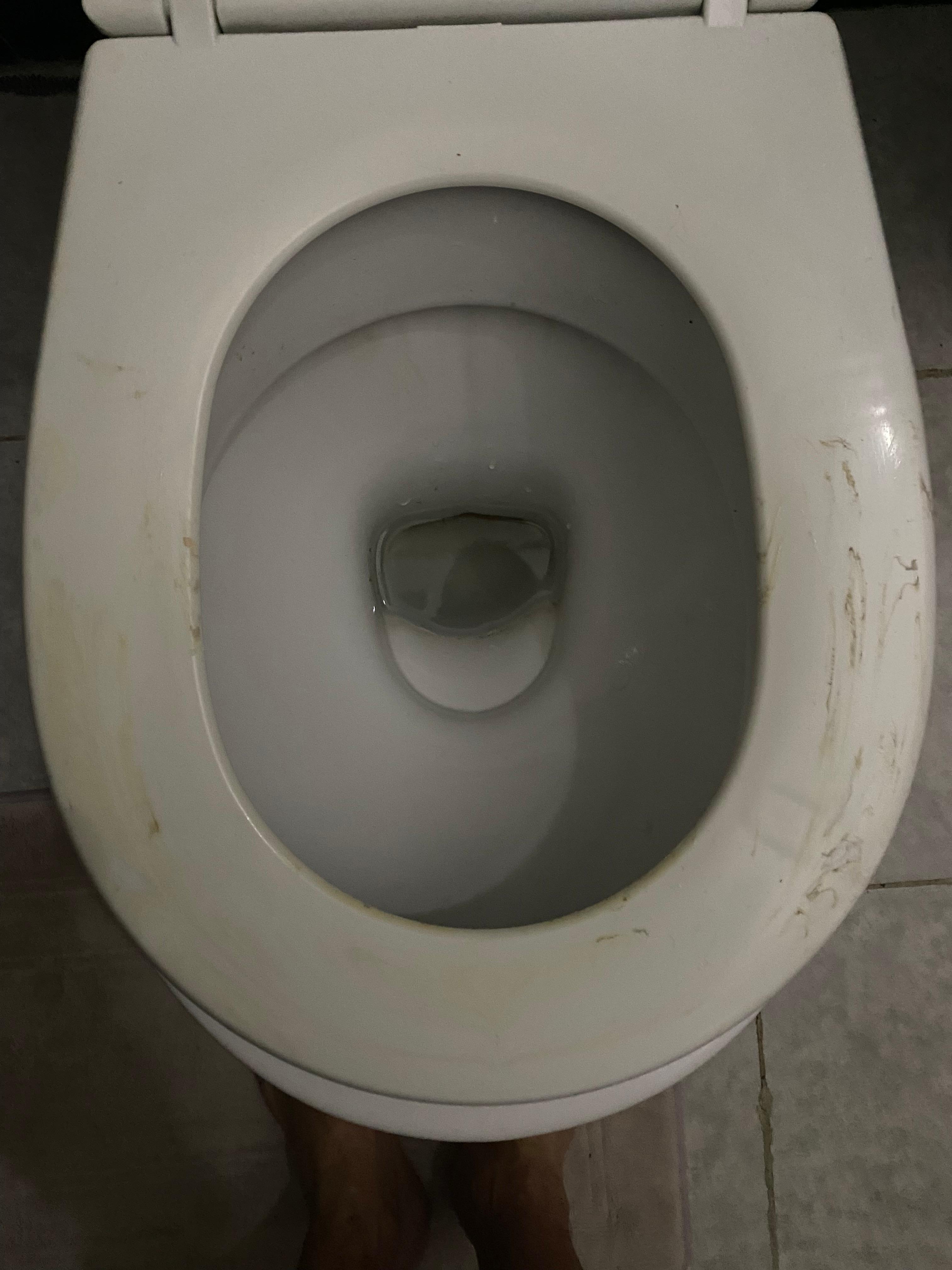 Dirty toilet