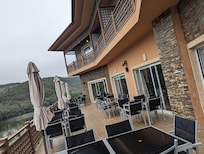 Breakfast and dinner patio