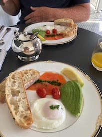 Part of our beautiful breakfast