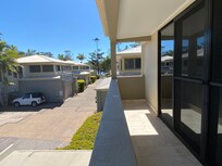 Balcony view down to the Noosa river