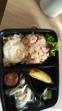 Discusting breakfast not even good enough for a dog