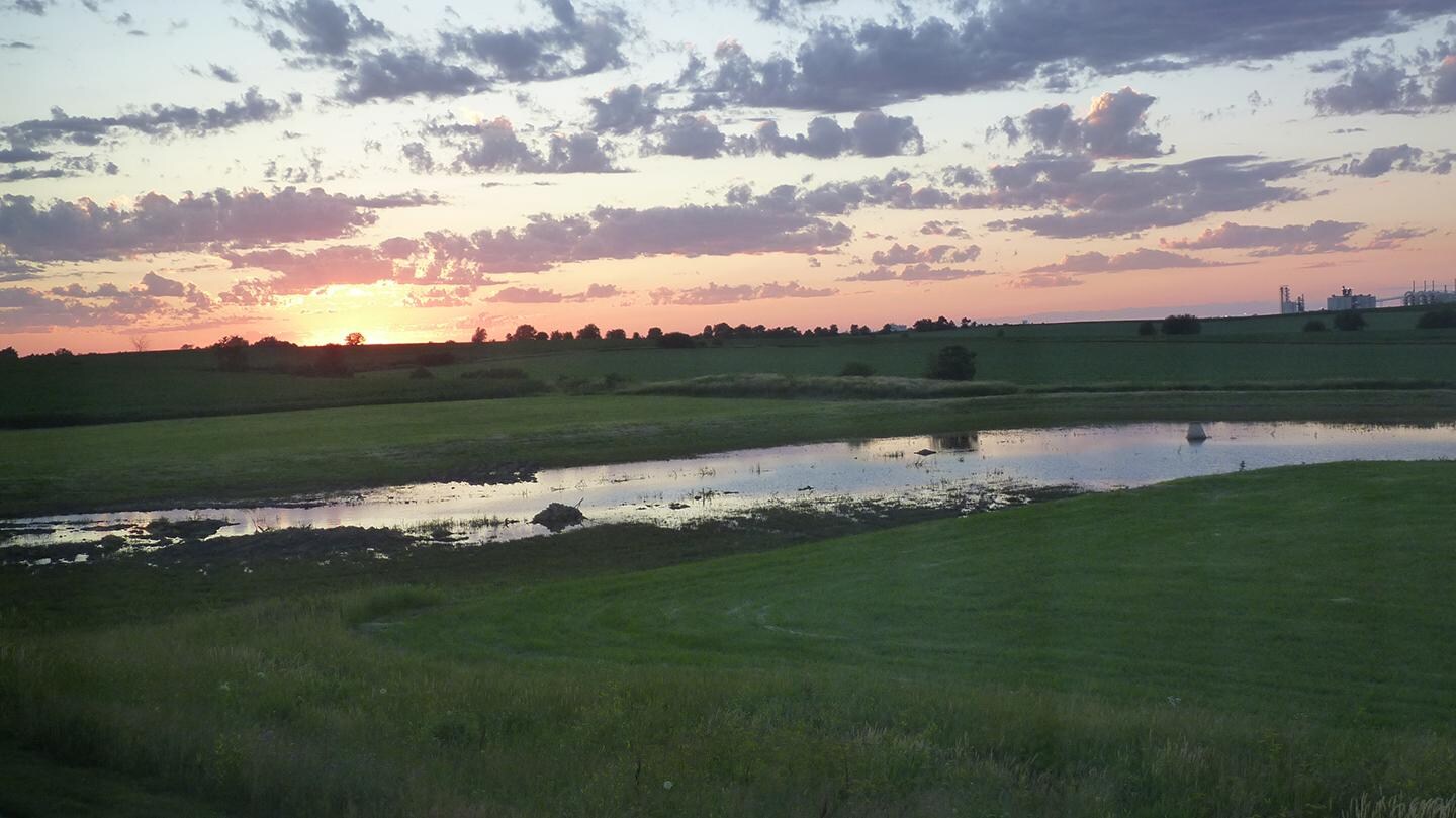 Iowa Sunset at Americinn