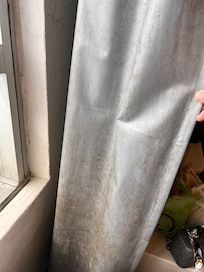 Mouldy curtains