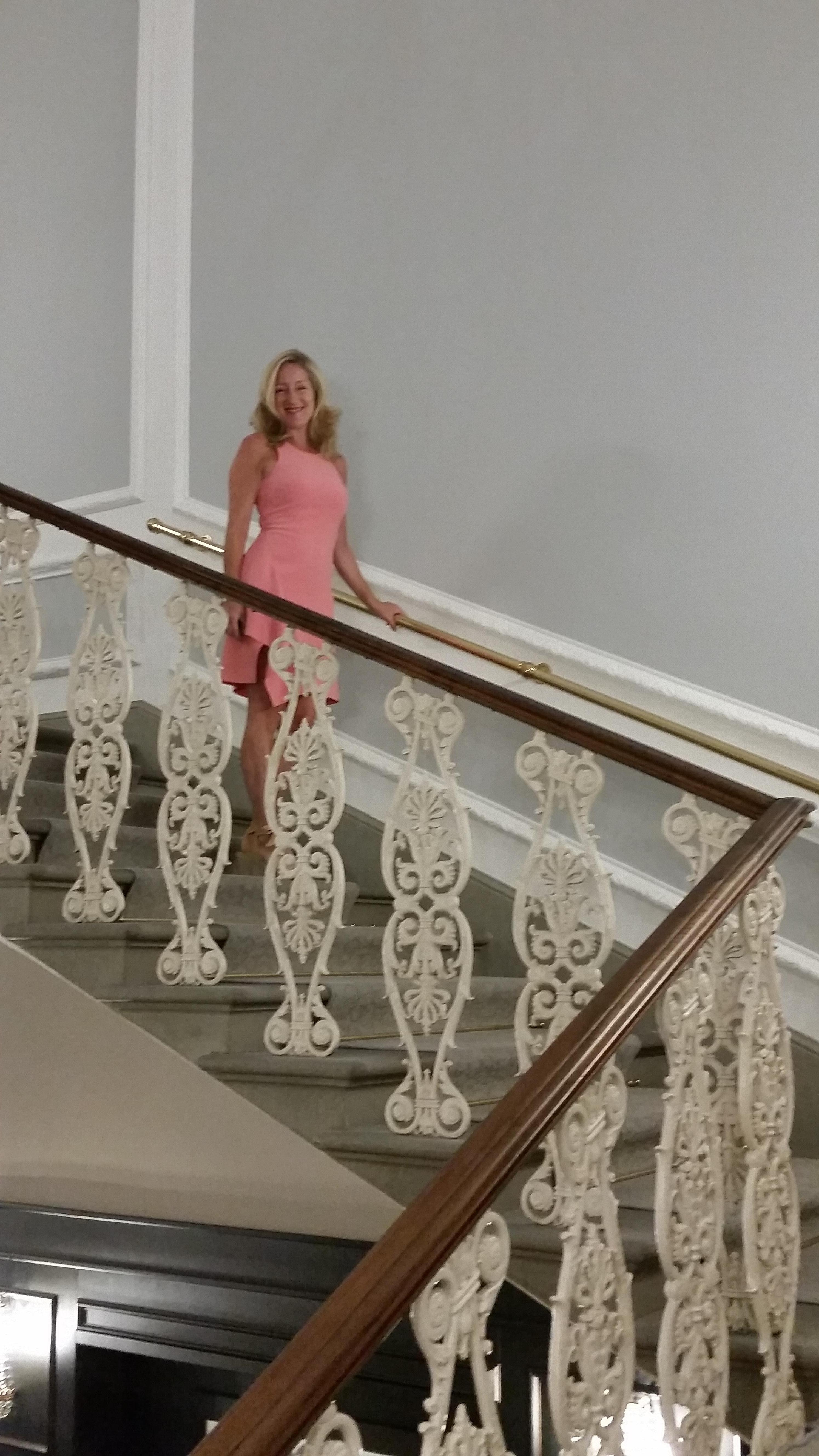 Beautiful staircase at hotel