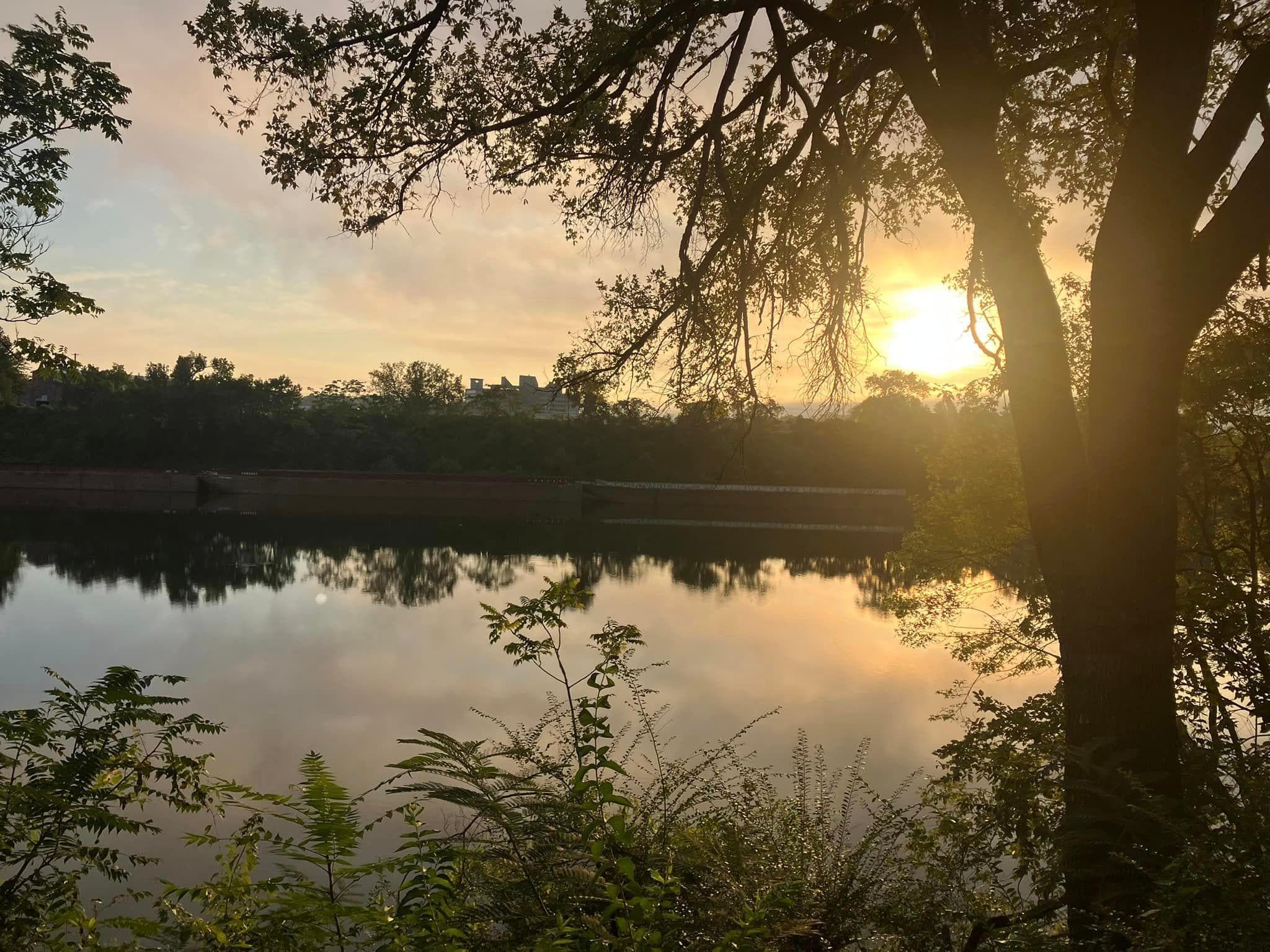 sunrise from the balcony