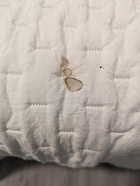 Burn hole in a comforter