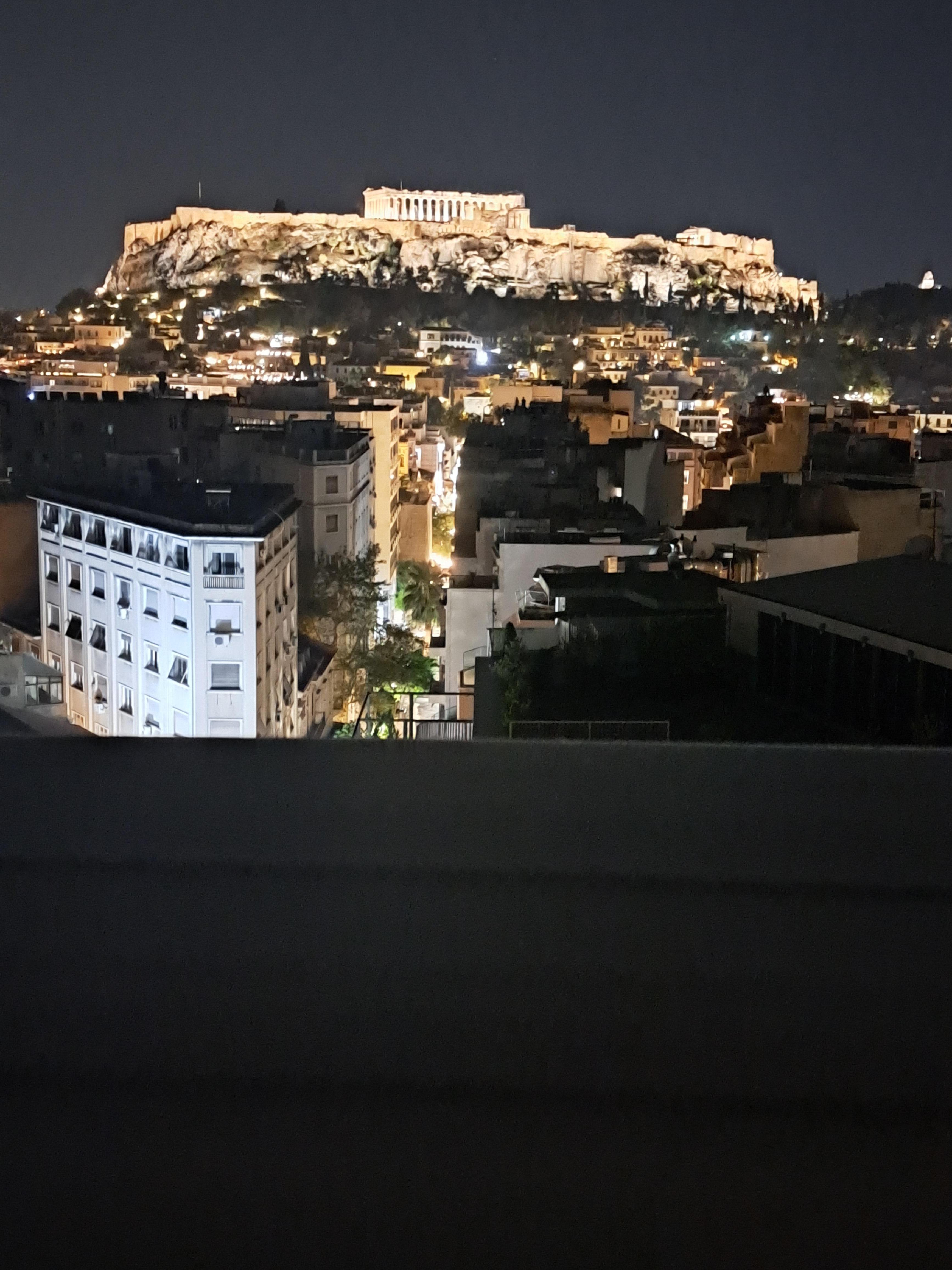 View from the roof bar