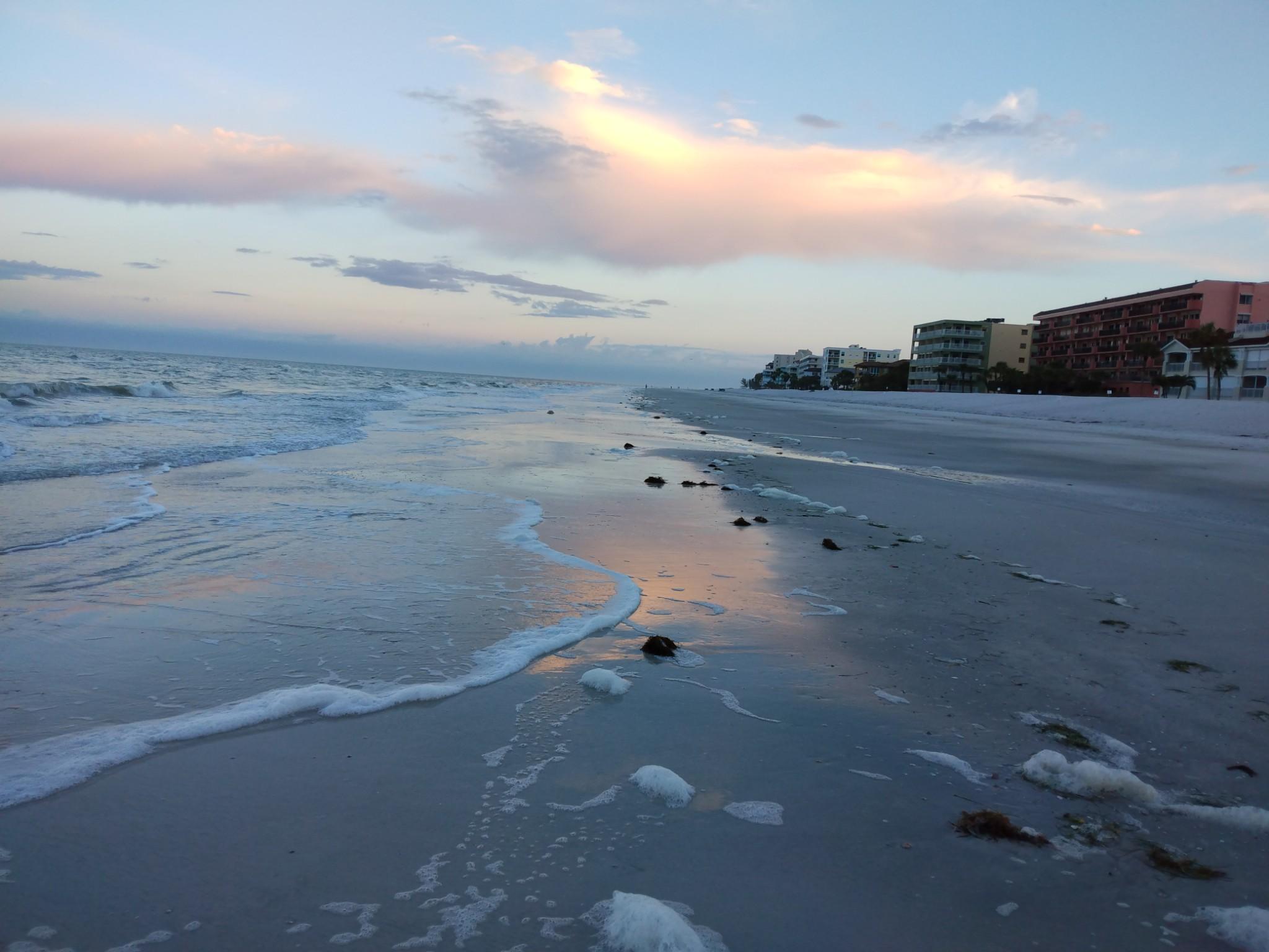 Dusk on the beach