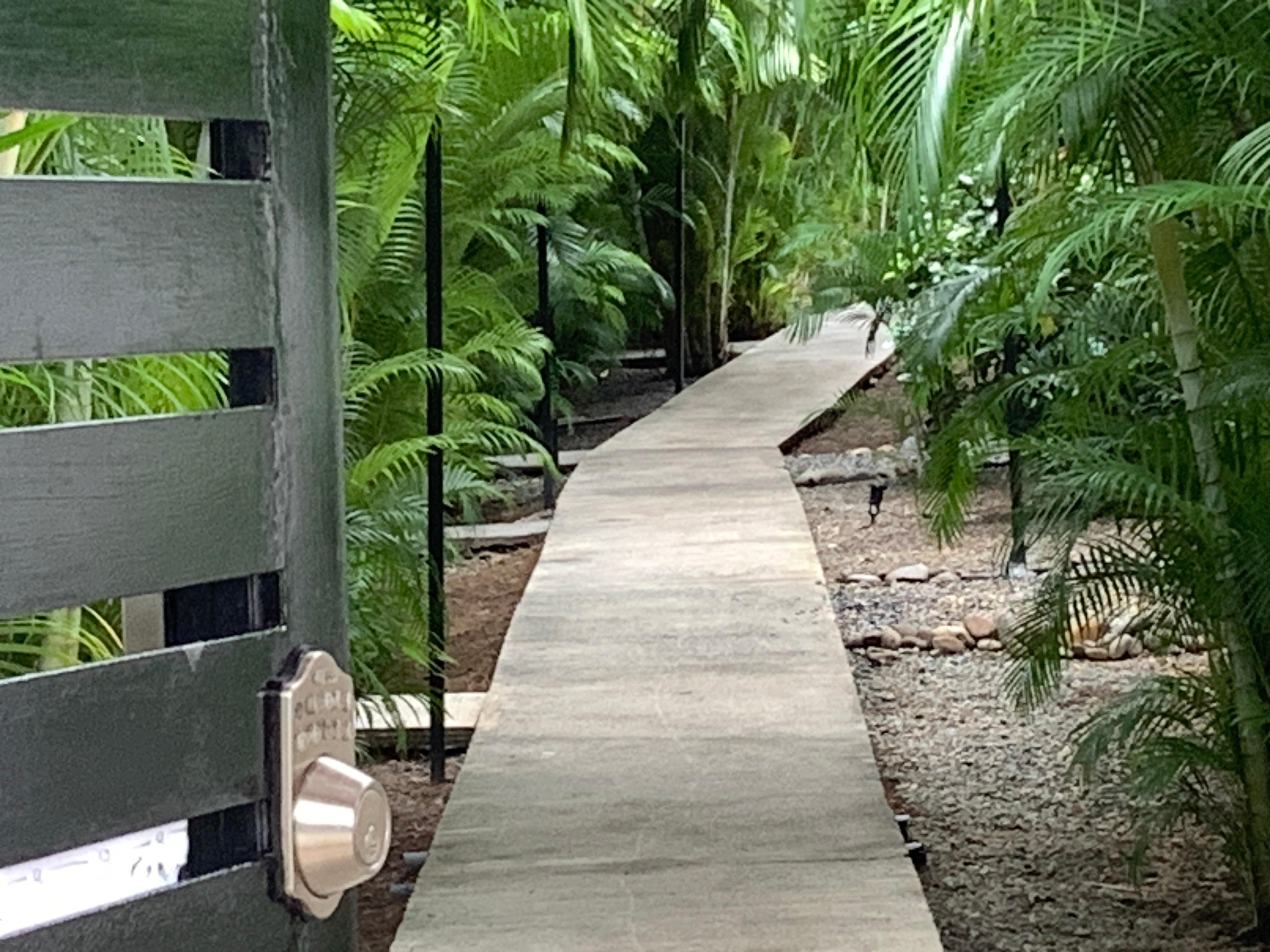 Pathway to the pool