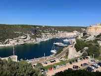 Vue de notre chambre avec terrasse