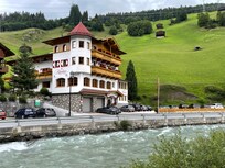 The building from the stream