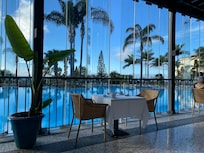 Blick beim FrĂŒhstĂŒck