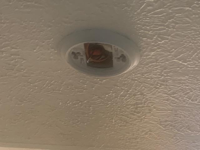 Smoke Detector not attached 