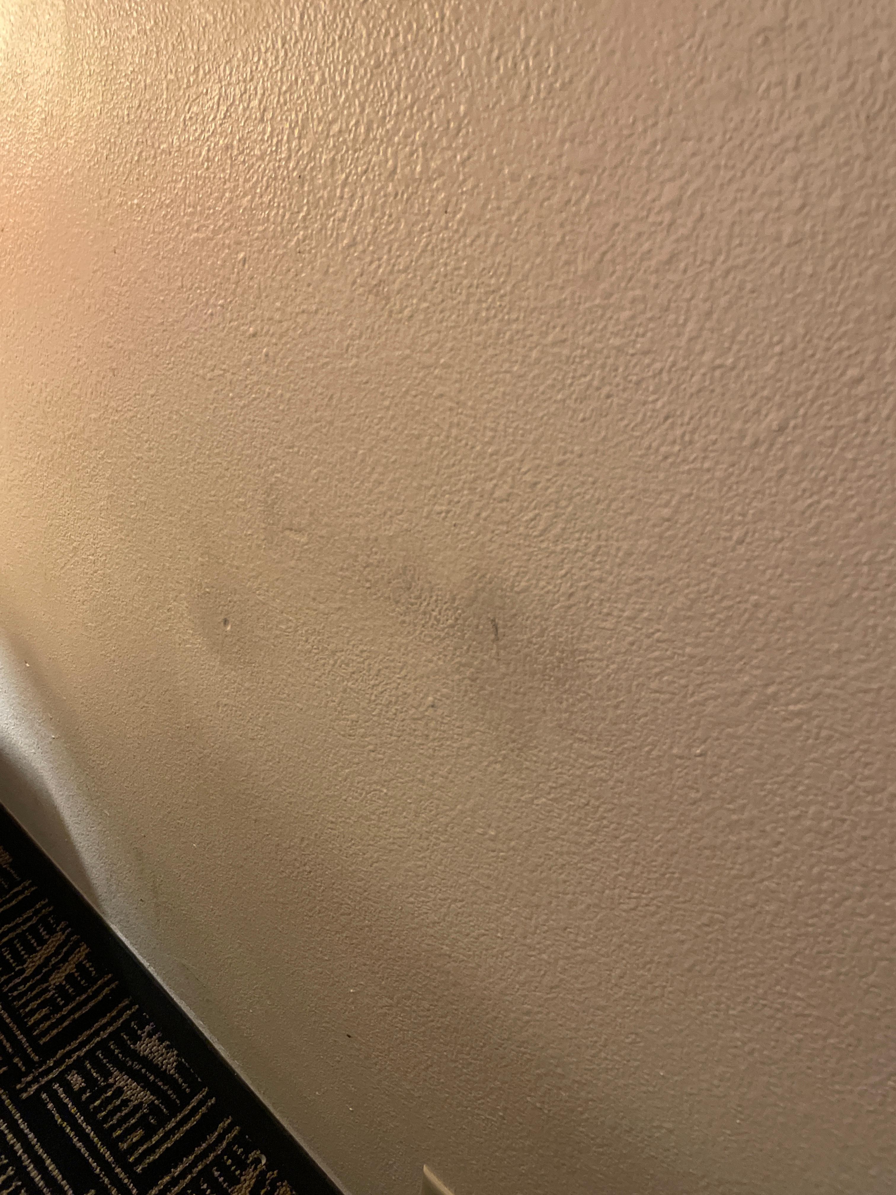 One of the wall stains