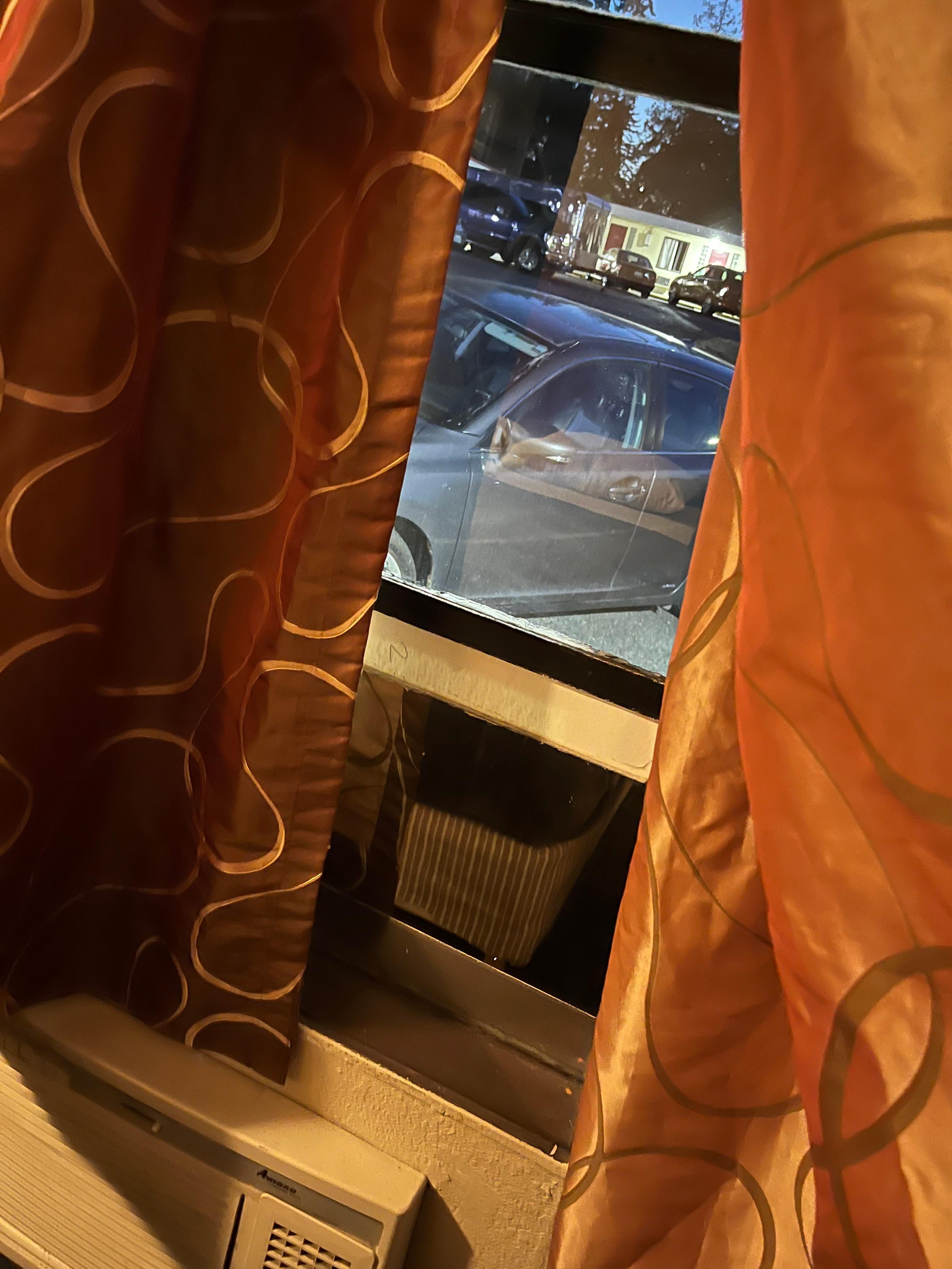 Single pane window is low and makes room unsafe.