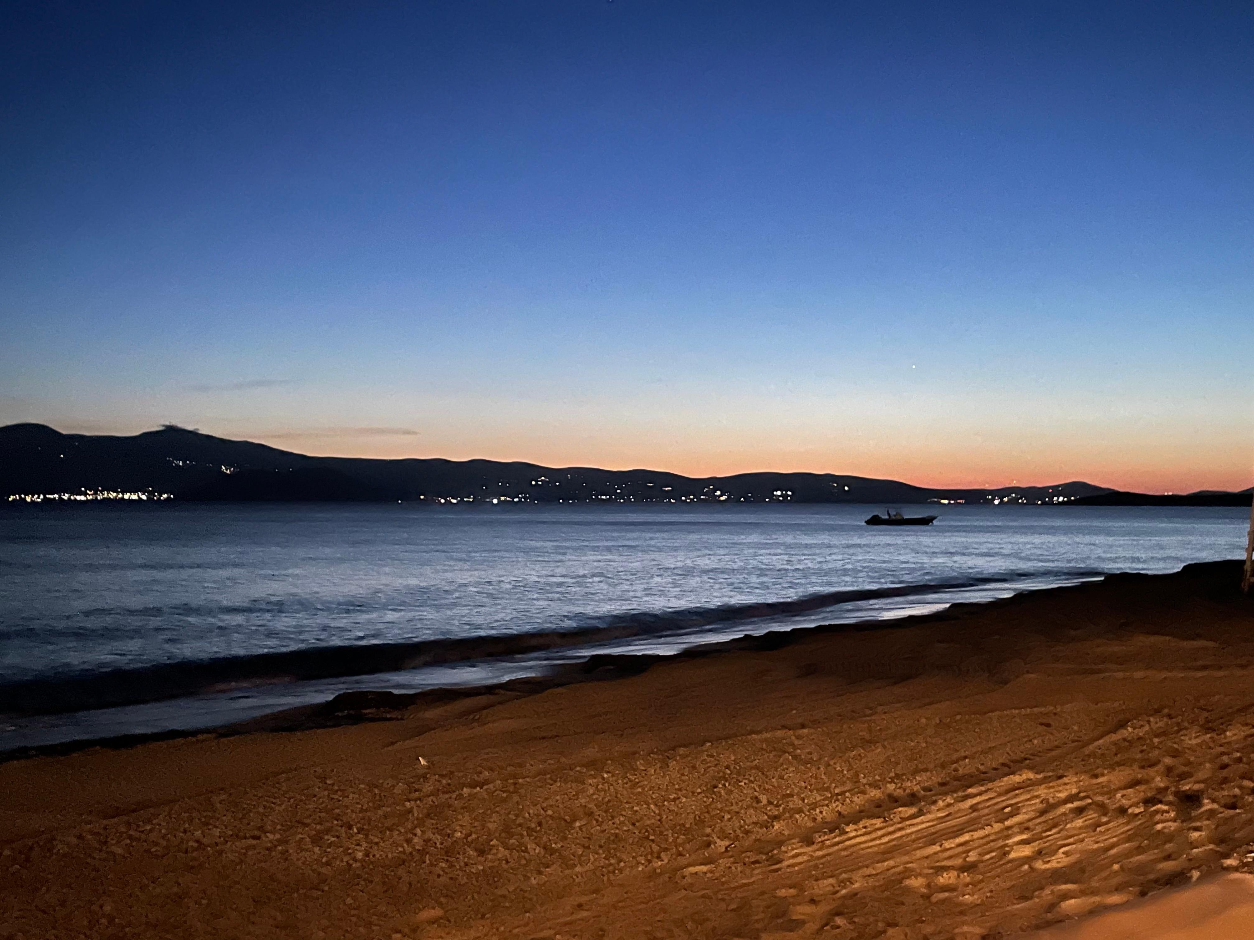 View from the beach