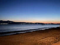 View from the beach
